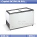 Морозильний лар з прямим склом Crystal ЕКТОР 56 SGL